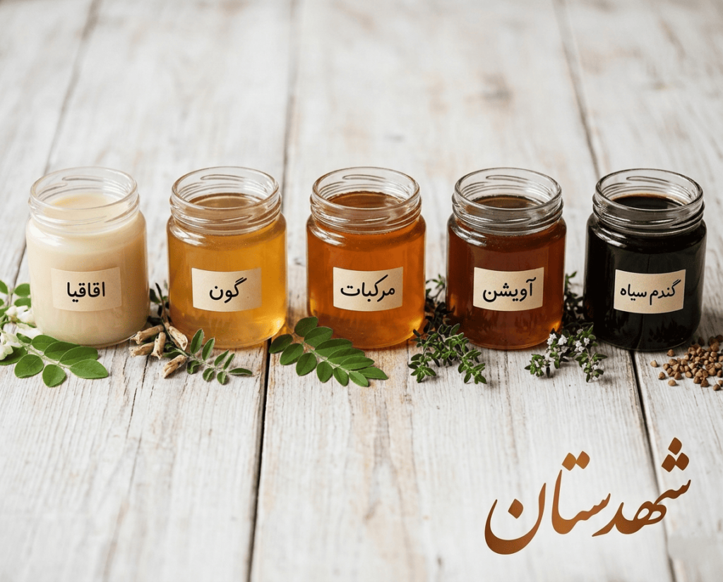 بررسی رنگ، تنوع گیاهی و کاربردهای درمانی عسل طبیعی